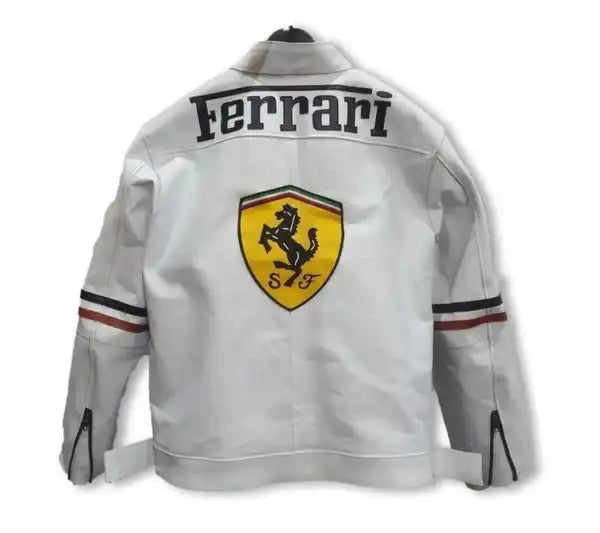 Ferrari Racing Leather Jacket